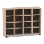 Flexeo® Regal, 4 Reihen, 16 Fächer - Flexeo Regal 4 Reihen 16 Faecher 806010V0025 P01 ZN