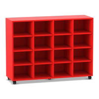 Flexeo® Regal, 4 Reihen, 16 Fächer – Bild 14