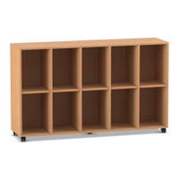 Flexeo® Regal, 5 Reihen, 10 Fächer – Bild 8