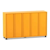 Flexeo® Regal, 5 Reihen, 10 Fächer – Bild 3