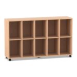 Flexeo® Regal, 5 Reihen, 10 Fächer - Flexeo Regal 5 Reihen 10 Faecher 806015 P01 ZN
