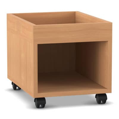 Flexeo® Regal PRO, 1 Reihe, 1 Fach, Aufkantung