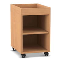 Flexeo® Regal PRO, 1 Reihe, 2 Fächer, Aufkantung – Bild 8