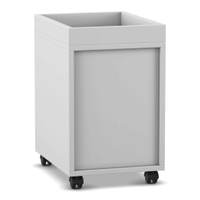Flexeo® Regal PRO, 1 Reihe, 2 Fächer, Aufkantung – Bild 17
