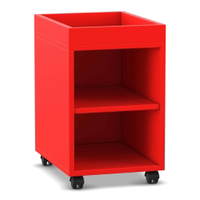 Flexeo® Regal PRO, 1 Reihe, 2 Fächer, Aufkantung – Bild 14