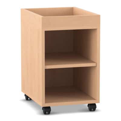 Flexeo® Regal PRO, 1 Reihe, 2 Fächer, Aufkantung