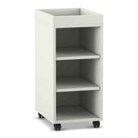 Flexeo® Regal PRO, 1 Reihe, 3 Fächer, Aufkantung – Bild 12