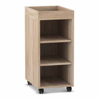 Flexeo® Regal PRO, 1 Reihe, 3 Fächer, Aufkantung – Bild 4