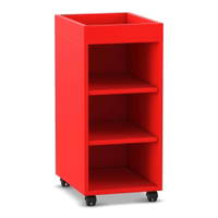 Flexeo® Regal PRO, 1 Reihe, 3 Fächer, Aufkantung – Bild 14