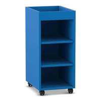 Flexeo® Regal PRO, 1 Reihe, 3 Fächer, Aufkantung – Bild 18