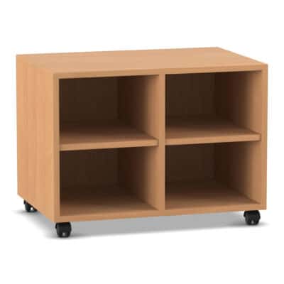 Flexeo® Regal PRO, 2 Reihen, 4 Fächer