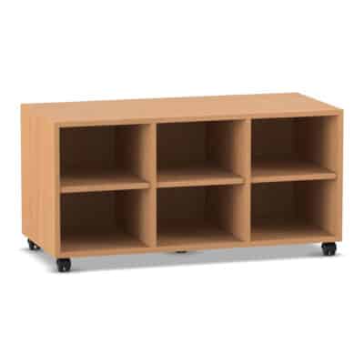 Flexeo® Regal PRO, 3 Reihen, 6 Fächer