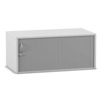 Flexeo® Rollladen-Aufsatzschrank, 2 Fächer, Mittelwand, Breite 94,4 cm – Bild 24