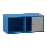 Flexeo® Rollladen-Aufsatzschrank, 2 Fächer, Mittelwand, Breite 94,4 cm – Bild 26