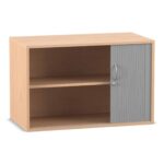 Flexeo® Rollladen-Aufsatzschrank, 2 Fächer, Breite 94,4 cm - Flexeo Rollladen Aufsatzschrank 2 Faecher Breite 94 4 cm 814015 P01 ZN