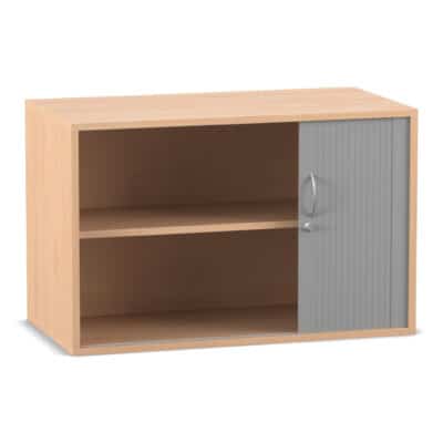 Flexeo® Rollladen-Aufsatzschrank, 2 Fächer, Breite 94,4 cm