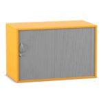 Flexeo® Rollladen-Aufsatzschrank, 4 Fächern, Breite 94,4 cm - Flexeo Rollladen Aufsatzschrank 4 Faechern Breite 94 4 cm 814016V0037 P02 ZN