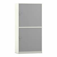 Flexeo® Rollladenschrank, 12 Fächer, Mittelwand, 2 Türen, Breite 94,4 cm – Bild 18
