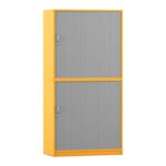 Flexeo® Rollladenschrank, 12 Fächer, Mittelwand, 2 Türen, Breite 94,4 cm - Flexeo Rollladenschrank 12 Faecher Mittelwand 2 Tueren Breite 94 4 cm 814019V0037 P02 ZN