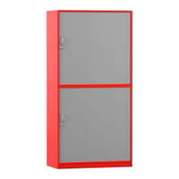 Flexeo® Rollladenschrank, 12 Fächer, Mittelwand, 2 Türen, Breite 94,4 cm – Bild 21