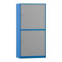 Flexeo® Rollladenschrank, 12 Fächer, Mittelwand, 2 Türen, Breite 94,4 cm – Bild 27