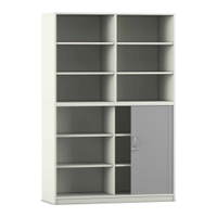 Flexeo® Rollladenschrank, 12 Fächer, Mittelwand, Tür unten, Breite 126,4 cm – Bild 17