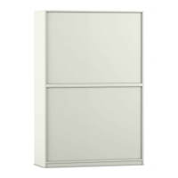 Flexeo® Rollladenschrank, 12 Fächer, Mittelwand, Tür unten, Breite 126,4 cm – Bild 19