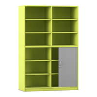 Flexeo® Rollladenschrank, 12 Fächer, Mittelwand, Tür unten, Breite 126,4 cm – Bild 14