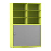 Flexeo® Rollladenschrank, 12 Fächer, Mittelwand, Tür unten, Breite 126,4 cm – Bild 15