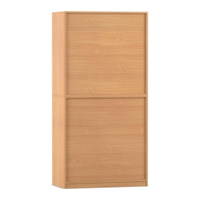 Flexeo® Rollladenschrank, 12 Fächer, Mittelwand, Tür unten, Breite 94,4 cm – Bild 13