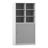 Flexeo® Rollladenschrank, 12 Fächer, Mittelwand, Tür unten, Breite 94,4 cm – Bild 24