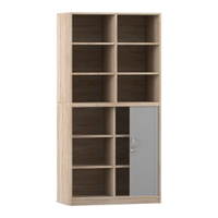 Flexeo® Rollladenschrank, 12 Fächer, Mittelwand, Tür unten, Breite 94,4 cm – Bild 5