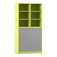 Flexeo® Rollladenschrank, 12 Fächer, Mittelwand, Tür unten, Breite 94,4 cm – Bild 15