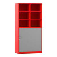 Flexeo® Rollladenschrank, 12 Fächer, Mittelwand, Tür unten, Breite 94,4 cm – Bild 21