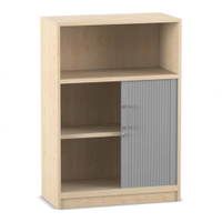 Flexeo® Rollladenschrank, 2 Fächer unten, 1 Fach oben = 3 Ordnerhöhen – Bild 18