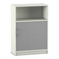 Flexeo® Rollladenschrank, 2 Fächer unten, 1 Fach oben = 3 Ordnerhöhen – Bild 15