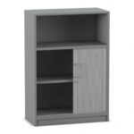 Flexeo® Rollladenschrank, 2 Fächer unten, 1 Fach oben = 3 Ordnerhöhen - Flexeo Rollladenschrank 2 Faecher unten 1 Fach oben 3 Ordnerhoehen 814032V0038 P01 ZN