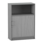 Flexeo® Rollladenschrank, 2 Fächer unten, 1 Fach oben = 3 Ordnerhöhen - Flexeo Rollladenschrank 2 Faecher unten 1 Fach oben 3 Ordnerhoehen 814032V0038 P02 ZN