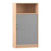 Flexeo® Rollladenschrank, 3 Fächer unten, 1 Fach oben = 4 Ordnerhöhen – Bild 9