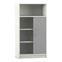 Flexeo® Rollladenschrank, 3 Fächer unten, 1 Fach oben = 4 Ordnerhöhen – Bild 14