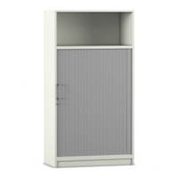 Flexeo® Rollladenschrank, 3 Fächer unten, 1 Fach oben = 4 Ordnerhöhen – Bild 15
