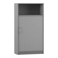 Flexeo® Rollladenschrank, 3 Fächer unten, 1 Fach oben = 4 Ordnerhöhen – Bild 3