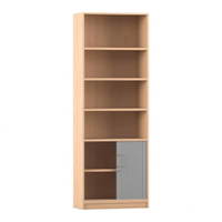 Flexeo® Rollladenschrank, 4 Fächer oben = 6 Ordnerhöhen – Bild 8