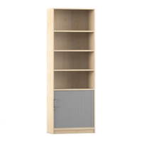 Flexeo® Rollladenschrank, 4 Fächer oben = 6 Ordnerhöhen – Bild 19