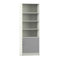 Flexeo® Rollladenschrank, 4 Fächer oben = 6 Ordnerhöhen – Bild 15