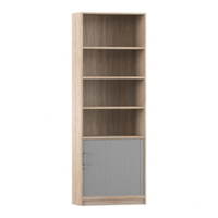 Flexeo® Rollladenschrank, 4 Fächer oben = 6 Ordnerhöhen – Bild 6