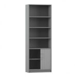 Flexeo® Rollladenschrank, 4 Fächer oben = 6 Ordnerhöhen - Flexeo Rollladenschrank 4 Faecher oben 6 Ordnerhoehen 814038V0038 P01 ZN