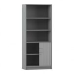 Flexeo® Rollladenschrank, 5 Fächer = 5 Ordnerhöhen - Flexeo Rollladenschrank 5 Faecher 5 Ordnerhoehen 814036V0038 P01 ZN