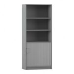Flexeo® Rollladenschrank, 5 Fächer = 5 Ordnerhöhen - Flexeo Rollladenschrank 5 Faecher 5 Ordnerhoehen 814036V0038 P02 ZN