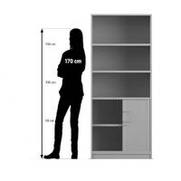 Flexeo® Rollladenschrank, 5 Fächer = 5 Ordnerhöhen – Bild 20
